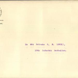 Soldier packet page