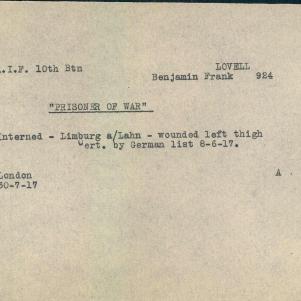 Soldier packet page