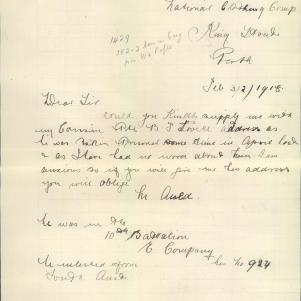Soldier packet page