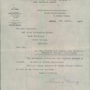 Soldier packet page