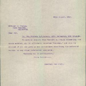 Soldier packet page