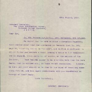 Soldier packet page