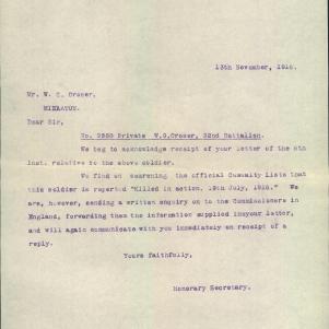 Soldier packet page