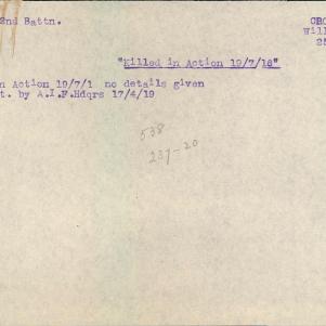 Soldier packet page