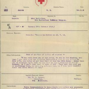 Soldier packet page