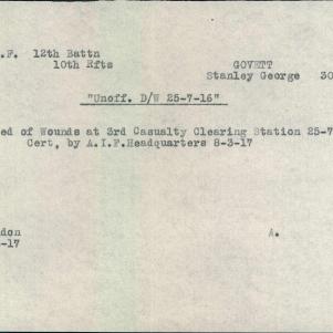 Soldier packet page