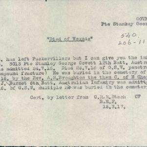 Soldier packet page