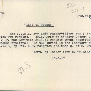 Soldier packet page