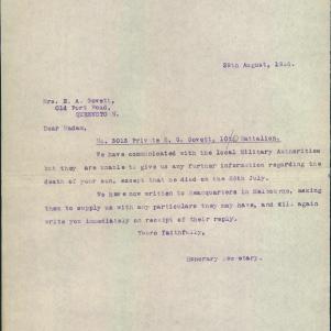 Soldier packet page