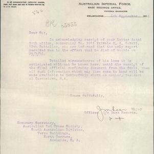 Soldier packet page