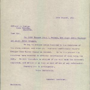 Soldier packet page