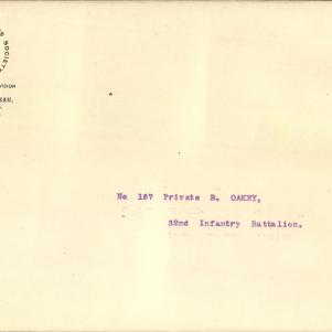 Soldier packet page
