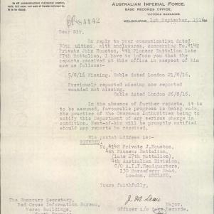Soldier packet page