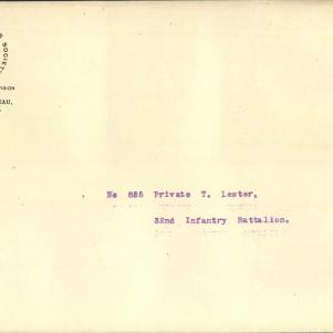 Soldier packet page