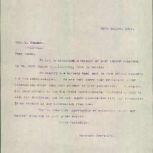 Soldier packet page