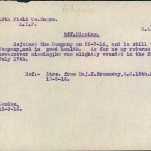 Soldier packet page