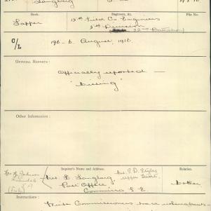 Soldier packet page