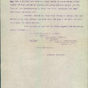 Soldier packet page
