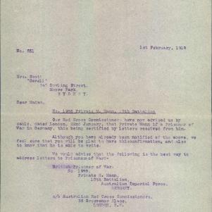 Soldier packet page