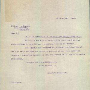Soldier packet page