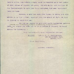 Soldier packet page