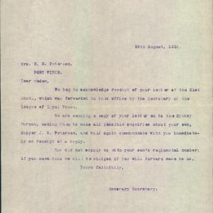 Soldier packet page