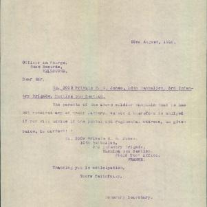 Soldier packet page