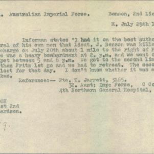 Soldier packet page