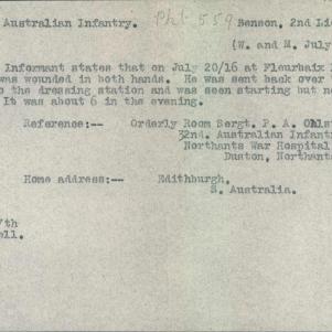 Soldier packet page