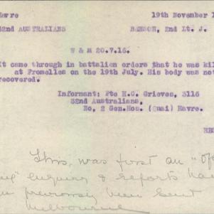 Soldier packet page