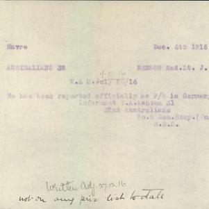Soldier packet page