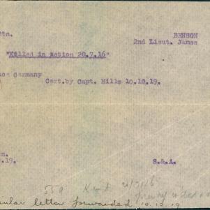 Soldier packet page