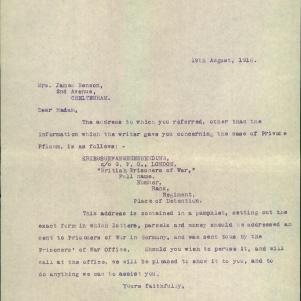 Soldier packet page
