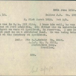 Soldier packet page