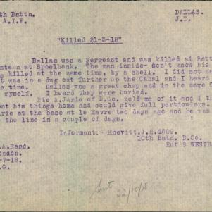Soldier packet page