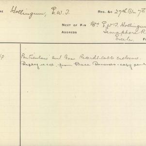 Soldier packet page