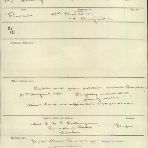 Soldier packet page