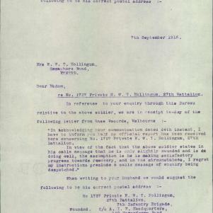 Soldier packet page