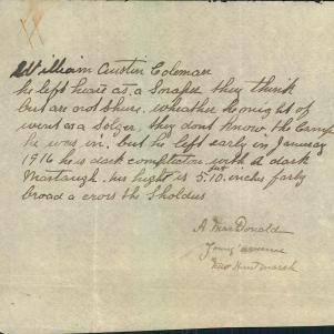 Soldier packet page
