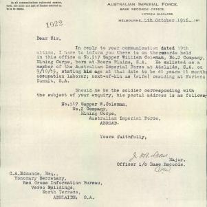 Soldier packet page