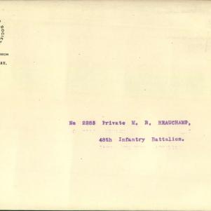 Soldier packet page
