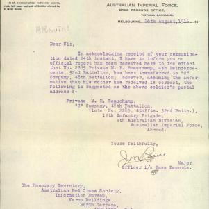 Soldier packet page