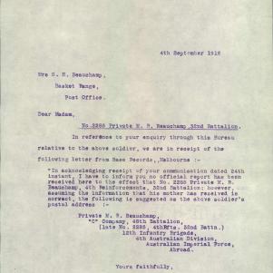 Soldier packet page