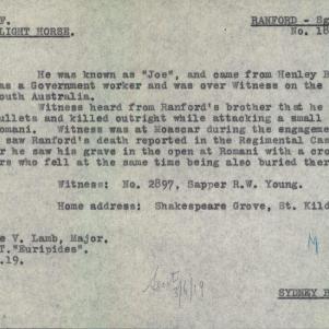 Soldier packet page