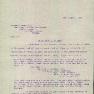 Soldier packet page