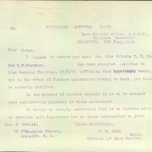 Soldier packet page