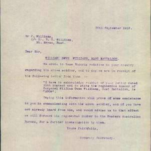 Soldier packet page