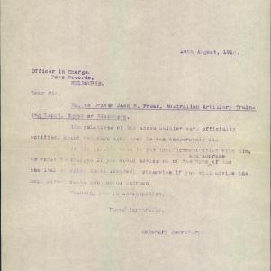 Soldier packet page