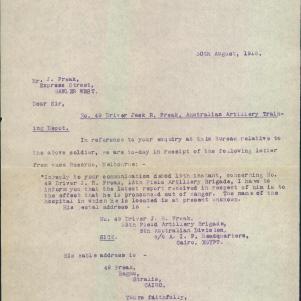 Soldier packet page