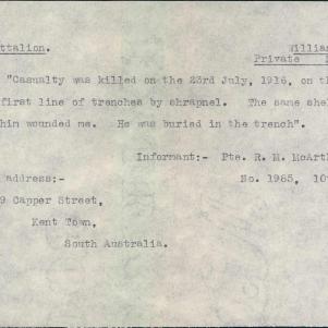 Soldier packet page